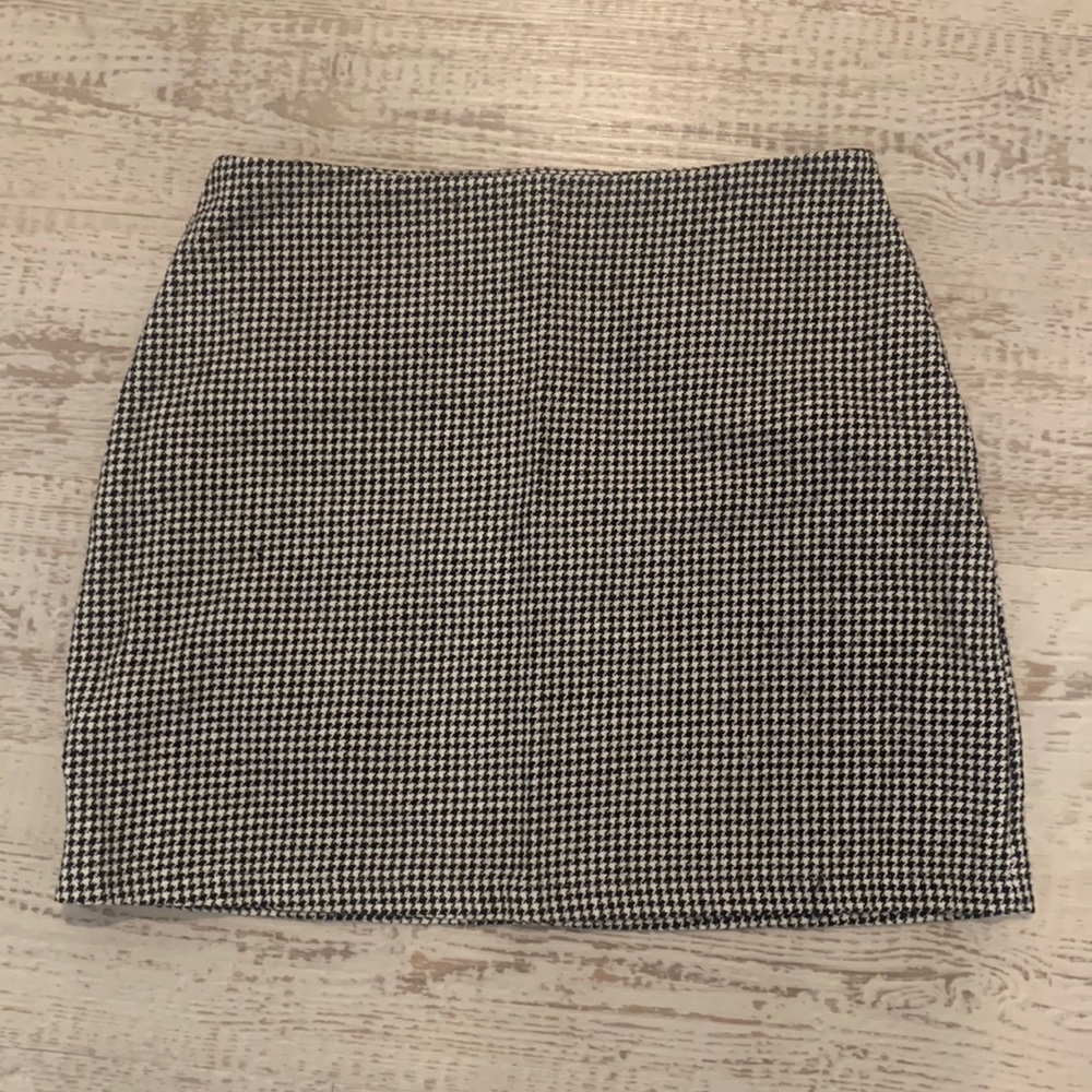 Gingham Mini Skirt